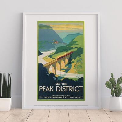 Siehe The Peak District – Premium-Kunstdruck im Format 11 x 14 Zoll