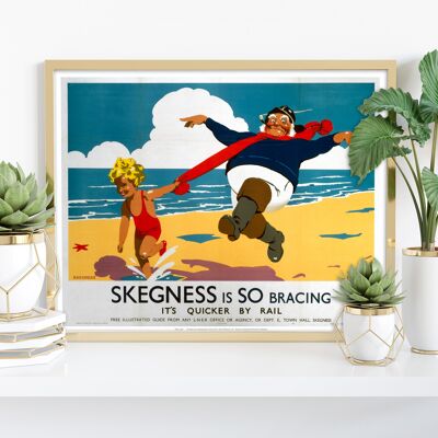 Skegness Is So Bracing – Premium-Kunstdruck 11 x 14 Zoll III