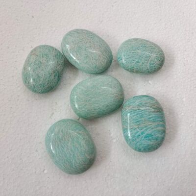 Pebble “Stone of Joy” in amazzonite