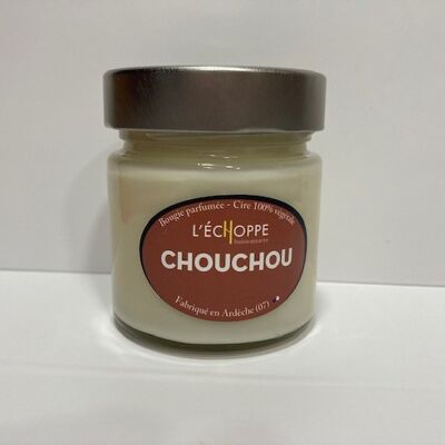 SCENTED CANDLE 100% VEGETABLE SOYA WAX - 180 G CHOUCHOU