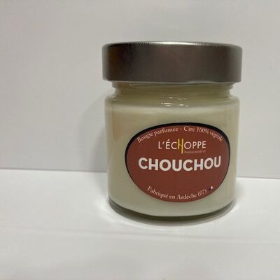 SCENTED CANDLE 100% VEGETABLE SOYA WAX - 180 G CHOUCHOU