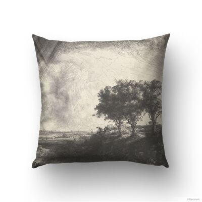 Funda de almohada Rembrandt Los tres árboles 65x65cm