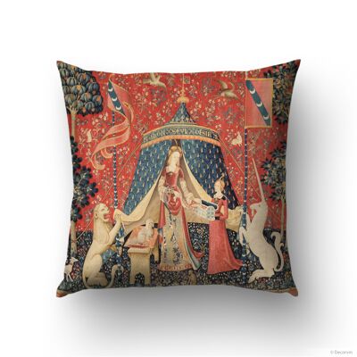 Funda de almohada La Dama y el Unicornio 65x65cm