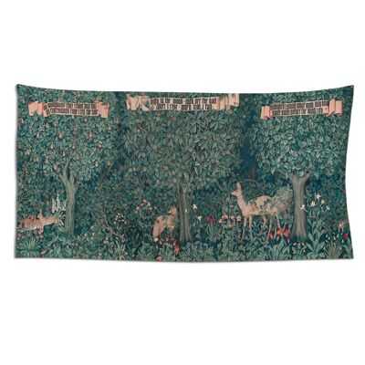Greenery tapestry wall hanging fabric 1