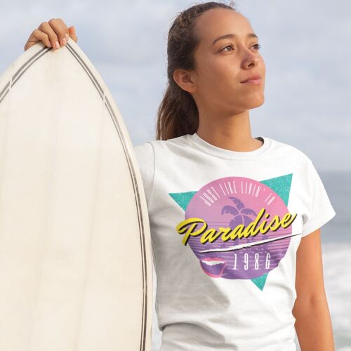 T-shirt paradise surfing