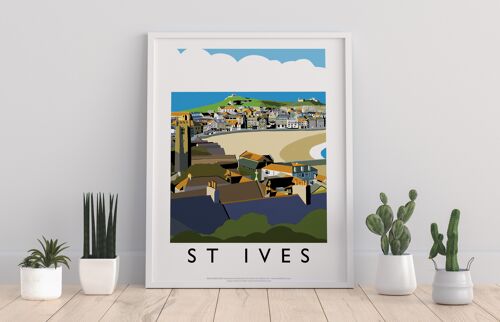 St Ives - South West Coast Path - 11X14” Premium Art Print II