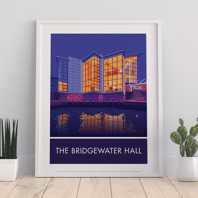 The Bridgewater Hall By Artist Stephen Millership Art Print