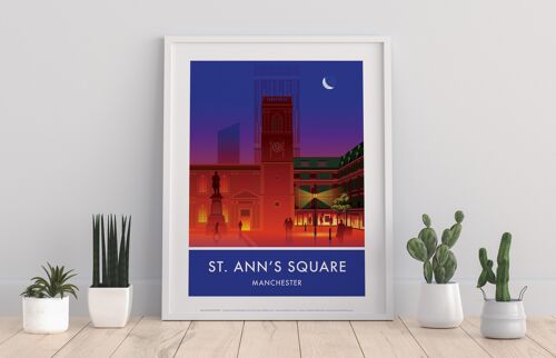 The Bridgewater Hall By Artist Stephen Millership Art Print - I