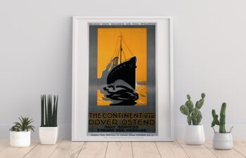 Le continent via Douvres-Ostende - 11X14" Premium Art Print II