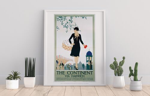 The Continent Via Harwich - 11X14” Premium Art Print