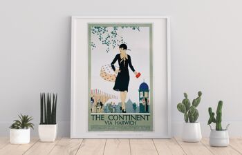 Le continent via Harwich - 11X14" Premium Art Print