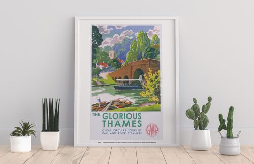 The Glorious Thames - 11X14” Premium Art Print - I