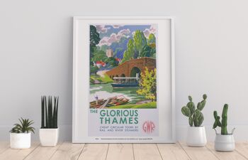 The Glorious Thames - 11X14" Premium Art Print - I