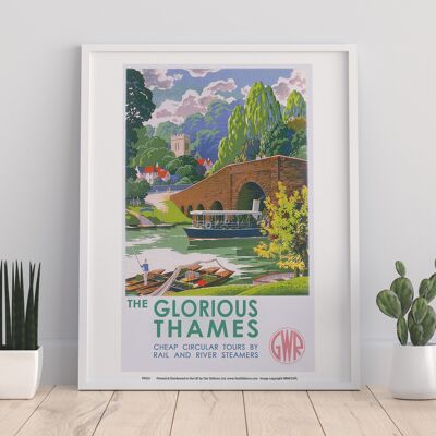 Die glorreiche Themse – 11 x 14 Zoll Premium-Kunstdruck – I