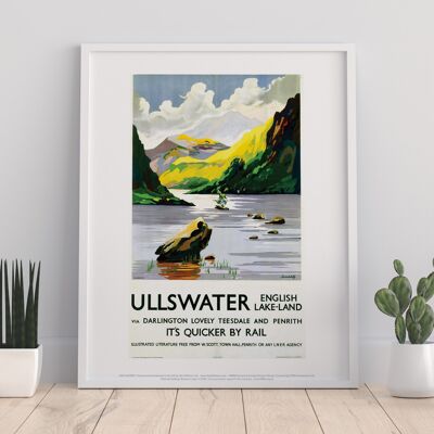 Ullswater, English Lake-Land - 11X14” Premium Art Print I