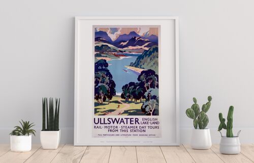 Ullswater, English Lake-Land - 11X14” Premium Art Print II