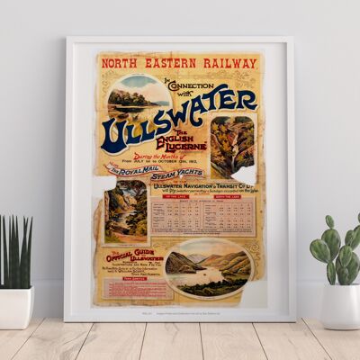 Ullswater, The English Lucerne – Premium-Kunstdruck im Format 11 x 14 Zoll I