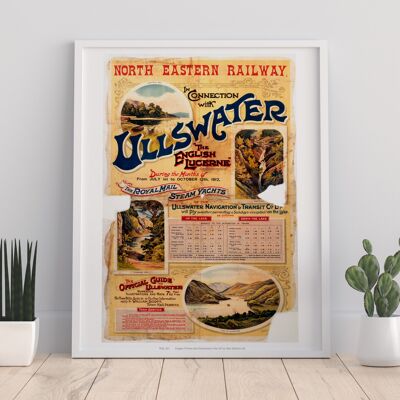 Ullswater, The English Lucerne – Premium-Kunstdruck im Format 11 x 14 Zoll I