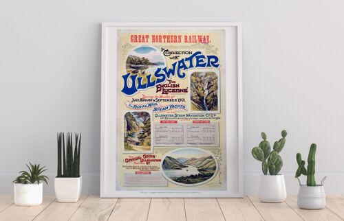 Ullswater, The English Lucerne - 11X14” Premium Art Print II