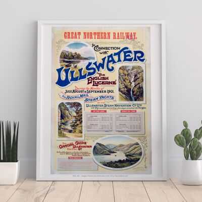 Ullswater, The English Lucerne – Premium-Kunstdruck 27,9 x 35,6 cm II