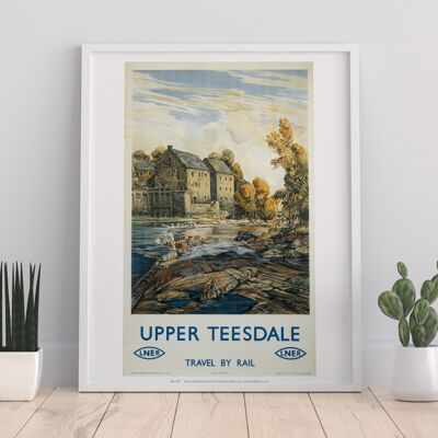 Upper Teesdale Lner - Impresión de arte premium de 11X14"