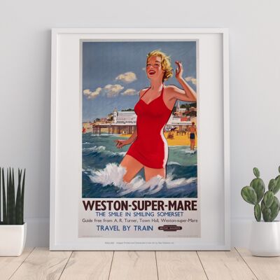Weston-Super-Mare - The Smile In Smiling Somerset Art Print II