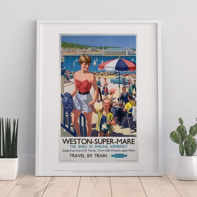 Weston-Super-Mare - The Smile In Smiling Somerset Art Print III