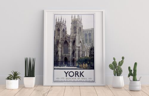York Cathedral - 11X14” Premium Art Print I