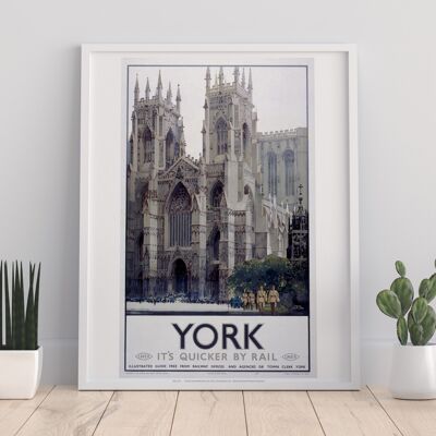 Kathedrale von York – Premium-Kunstdruck im Format 11 x 14 Zoll I