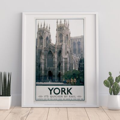 Kathedrale von York – Premium-Kunstdruck 27,9 x 35,6 cm II