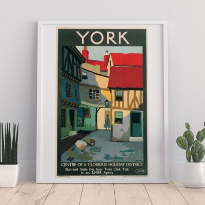 York, Zentrum der glorreichen Feiertage – Premium-Kunstdruck, 27,9 x 35,6 cm I