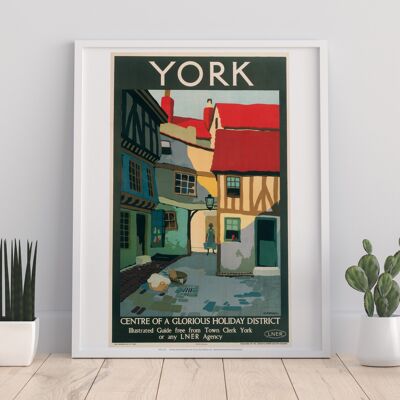 York, centro de vacaciones gloriosas - 11X14" Premium Art Print I