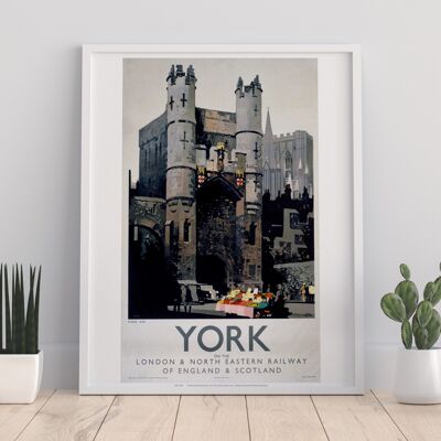 York, Monk Bar – Premium-Kunstdruck 11 x 14 Zoll I