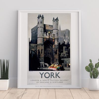 York, Monk Bar - 11X14” Premium Art Print II