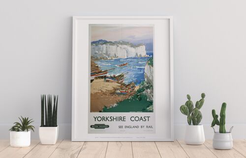 Yorkshire Coast - See England By Rail - Premium Art Print I