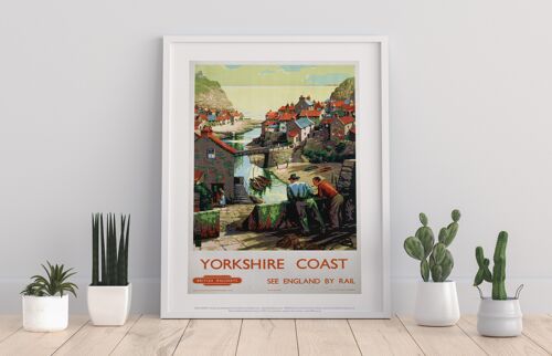 Yorkshire Coast - See England By Rail - Premium Art Print II