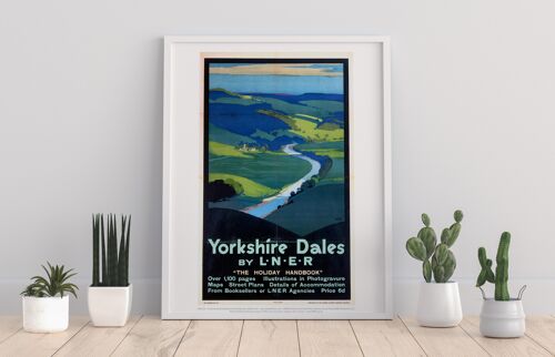 Yorkshire Dales By Lner - 11X14” Premium Art Print II