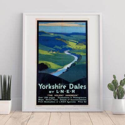 Yorkshire Dales por Lner - 11X14" Premium Art Print II