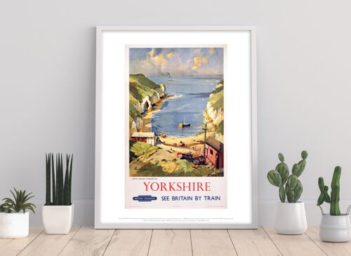 Yorkshire, North Landing, Flamborough - Premium Art Print II