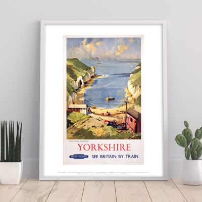 Yorkshire, North Landing, Flamborough - Premium Kunstdruck II