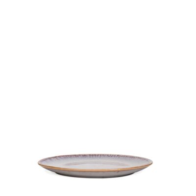 Ceramic Amazonia salad plate from Portugal in grey