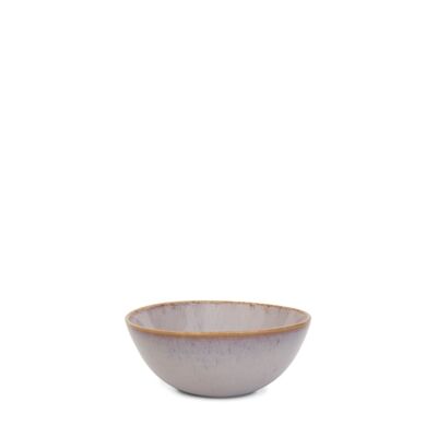 Ceramic Amazonia cereal bowls from Portugal in grey