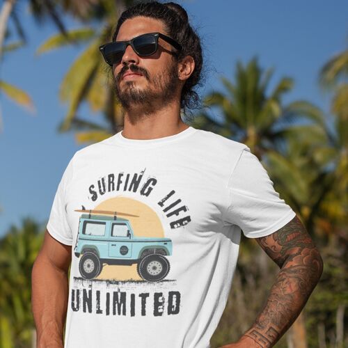 T-shirt surfing life