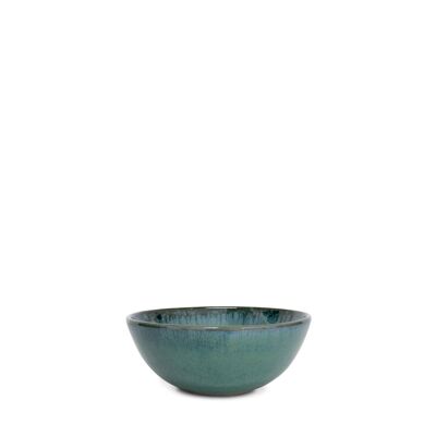 Ceramic Amazonia cereal bowls from Portugal in green