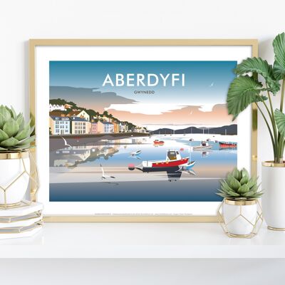 Aberdyfi vom Künstler Dave Thompson – 11 x 14 Zoll Premium-Kunstdruck I