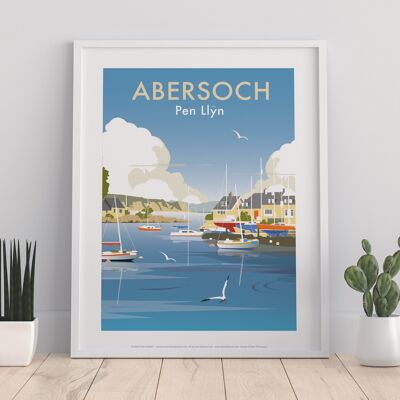 Abersoch vom Künstler Dave Thompson – Premium-Kunstdruck 27,9 x 35,6 cm II