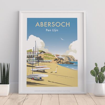 Abersoch vom Künstler Dave Thompson – Premium-Kunstdruck 27,9 x 35,6 cm III