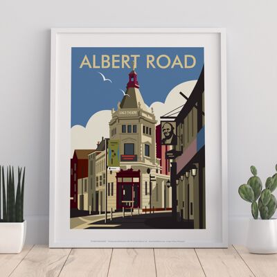 Albert Road vom Künstler Dave Thompson – Premium-Kunstdruck I