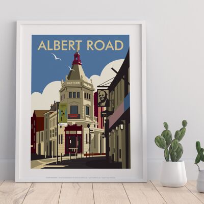 Albert Road By Artist Dave Thompson - Premium Art Print I