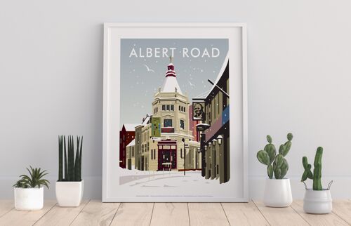 Albert Road By Artist Dave Thompson - Premium Art Print II